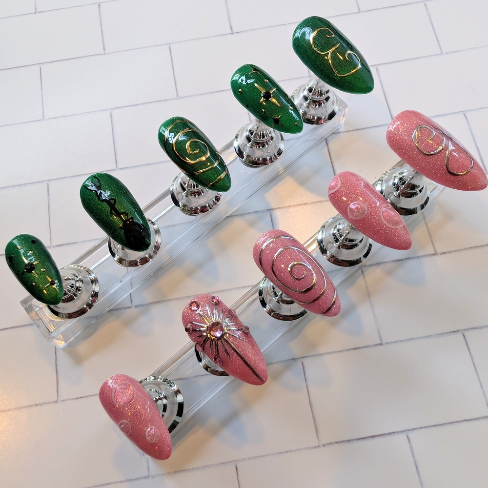 Handcrafted Wicked Custom Press On Nails